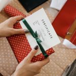 Close-Up Shot of a Person Holding a Present